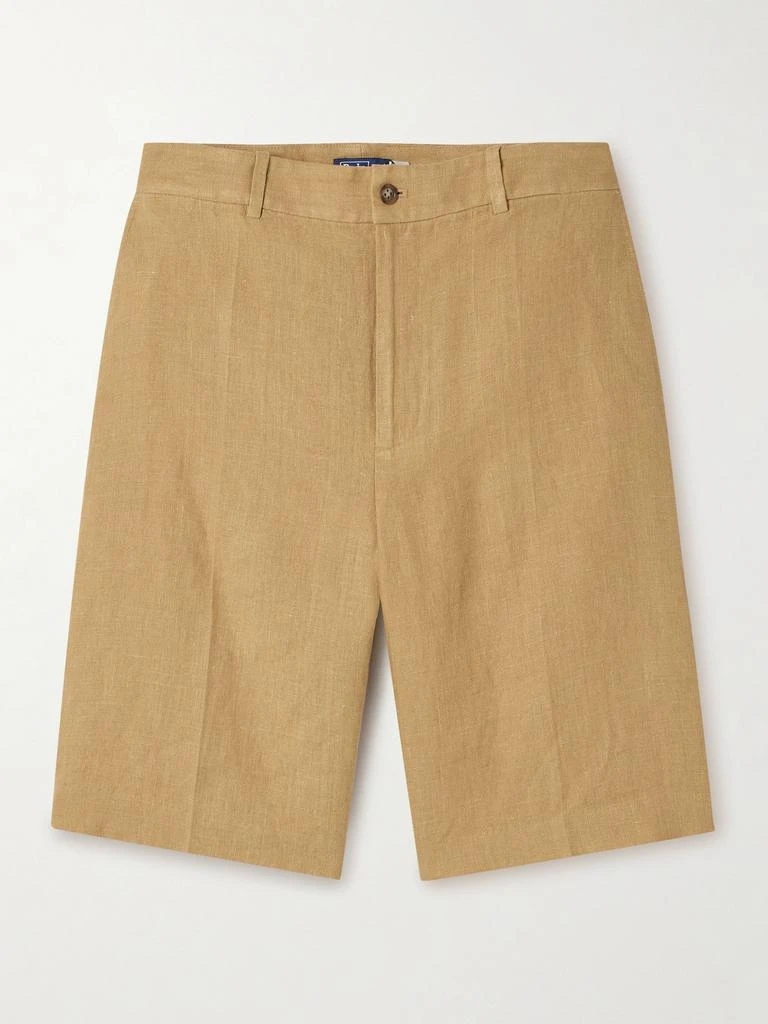 Ralph Lauren Long Linen Shorts - Sand - US0