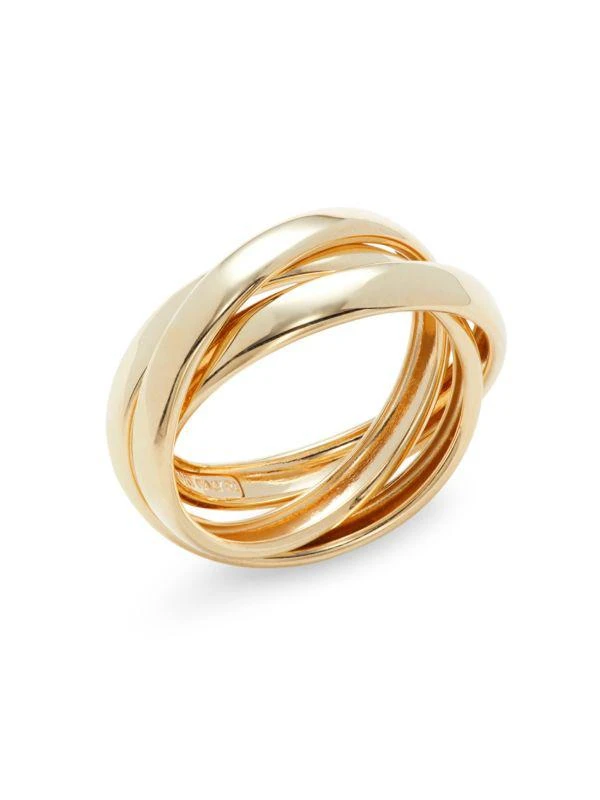 Saks Fifth Avenue 14K Yellow Gold Rolling Ring 1