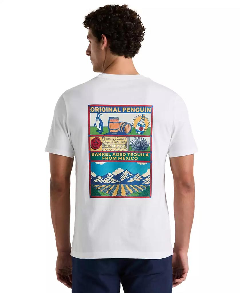 Original Penguin Men's Slim-Fit Agave Tequila Graphic Jersey T-Shirt