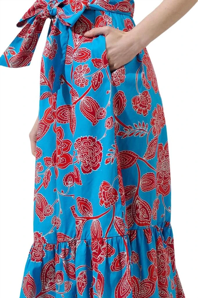 Sugarlips Sugarlips - Ripon Floral Collard Maxi Dress 4