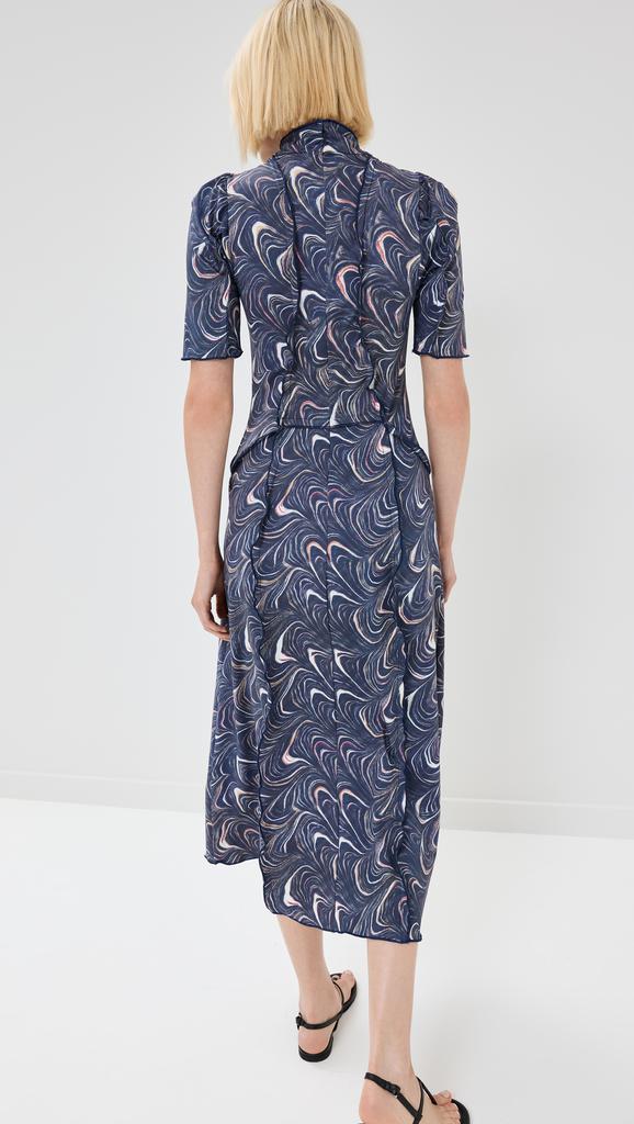 Sea Amara Marble Print Dress