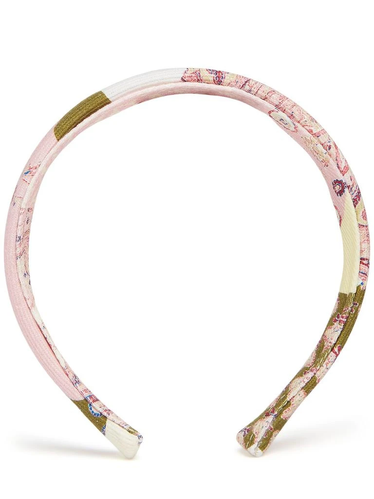 ETRO Printed Cotton Blend Drill Headband from LUISAVIAROMA