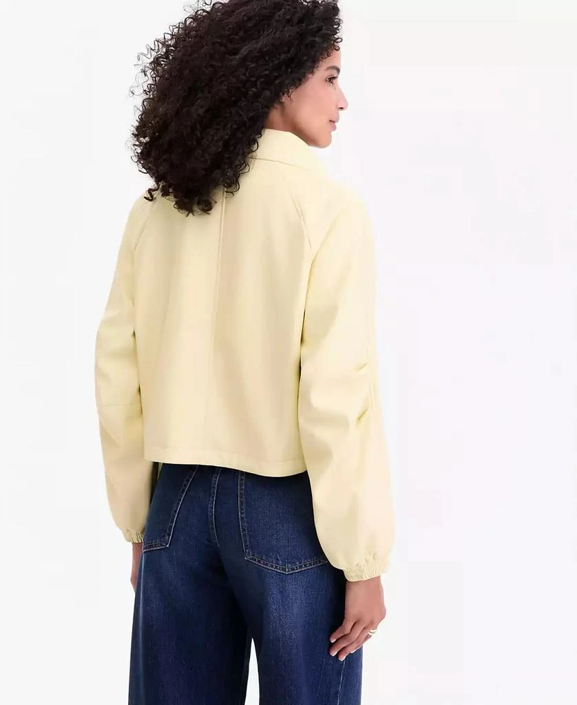 On 34th Women
s Cropped Faux-Leather Jacket, Macy
s Exclusive 2