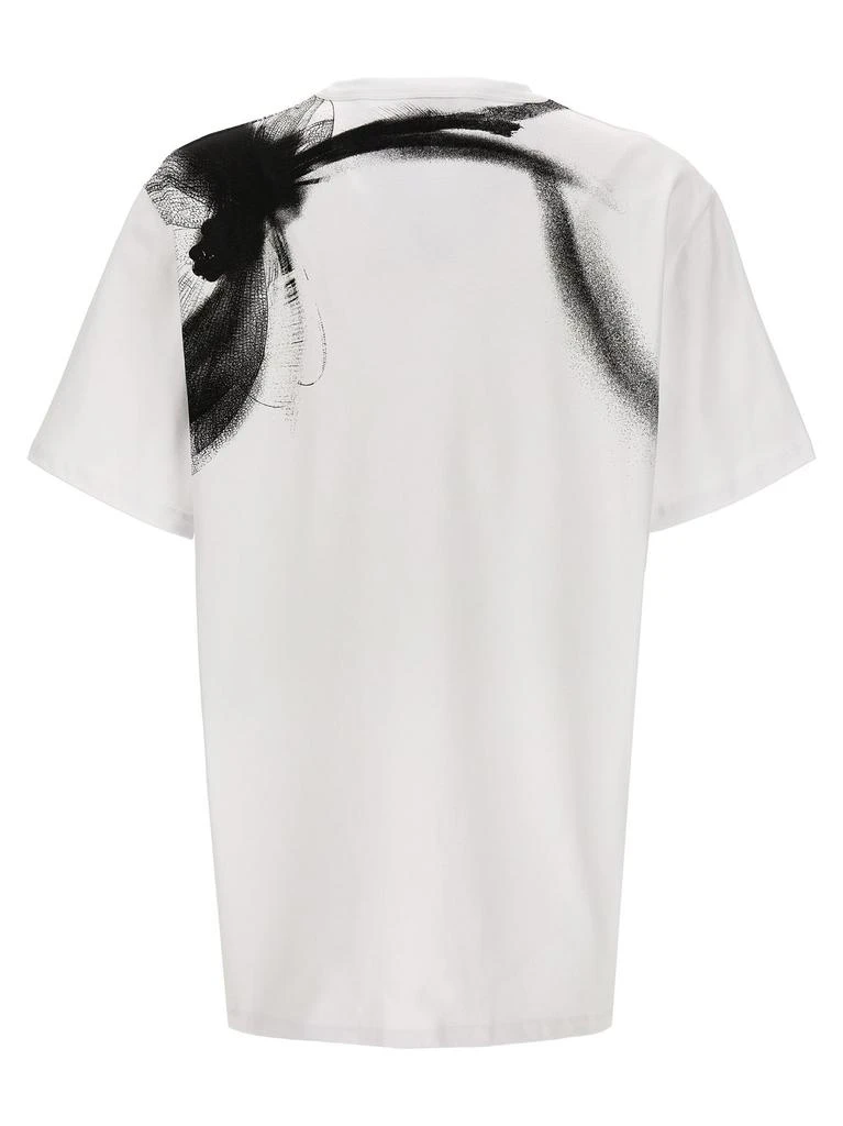 Alexander McQueen Alexander McQueen Dragonfly-Printed Crewneck T-Shirt 2