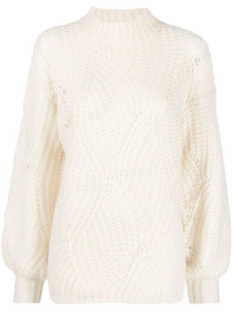 AGNONA Agnona Textured Knit Pullover