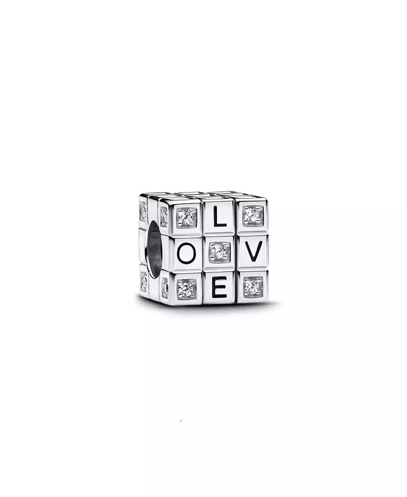 PANDORA Sterling Silver Moveable Toy Cube Charms 1