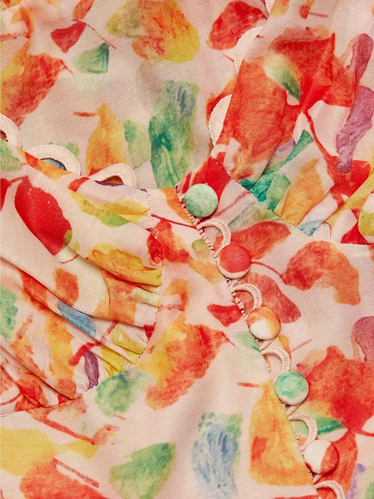 ASTR Tazia Floral A-Line Midi-Dress 7