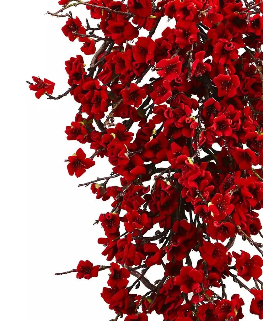 NEARLY NATURAL 28" Plum Blossom Teardrop 5