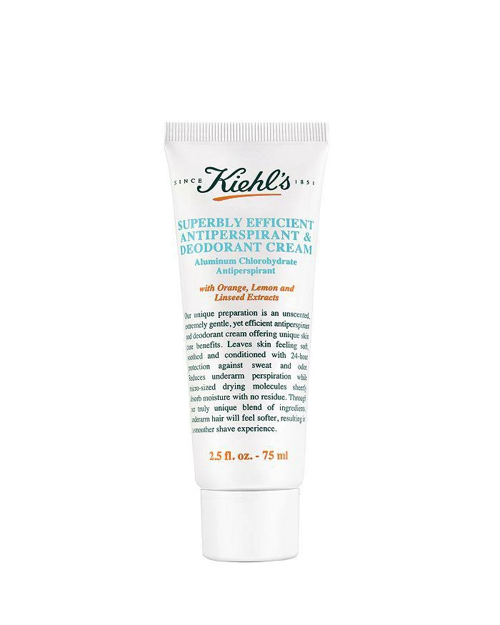 Kiehl
s Superbly Efficient Anti-Perspirant
Deodorant Cream 2.5 oz.