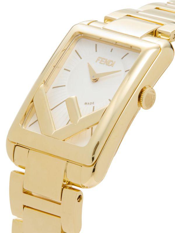FENDI ゴールド 腕時計 Fendi watch 300G Quartz Gold tone Mens | eBay