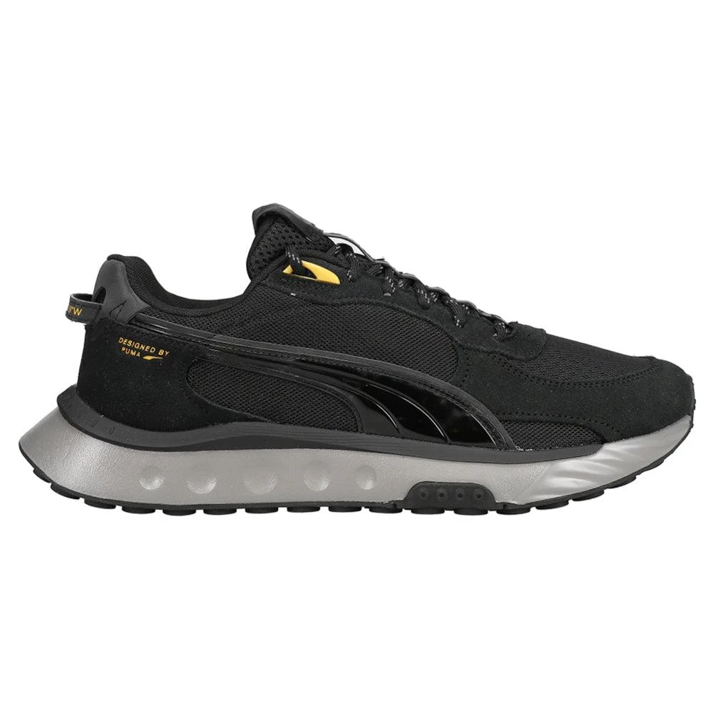 Puma NMJ x Wild Rider Blk Lace Up Sneakers 1