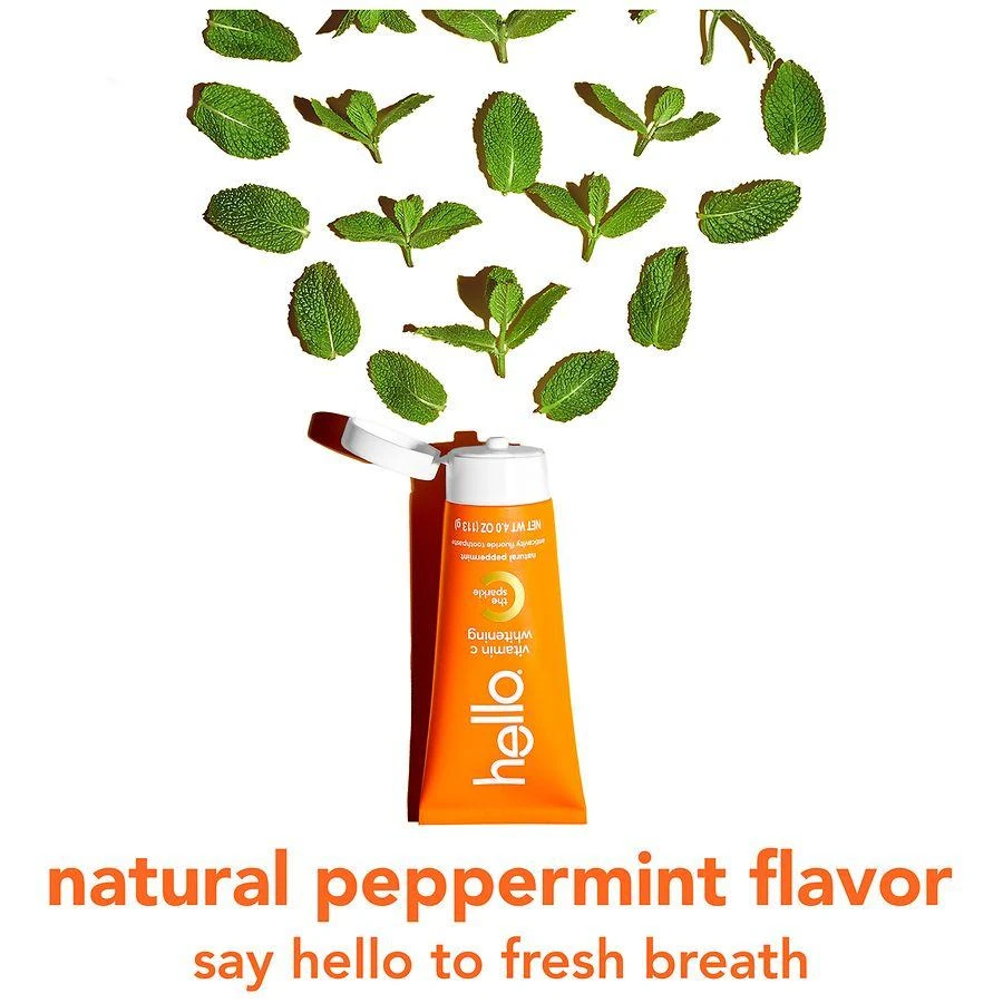 Hello Vitamin C Whitening Toothpaste With Fluoride Peppermint 5