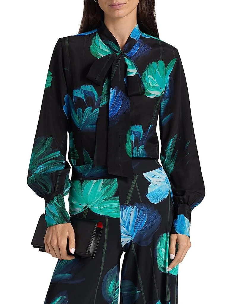 Chiara Boni Reni Silk Printed Chiffon Blouse 3