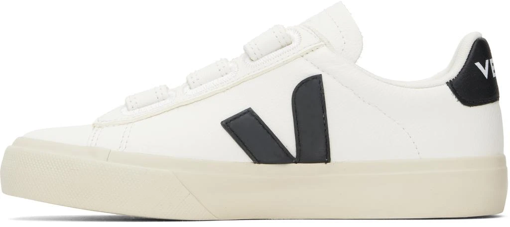 Veja White & Black Recife Leather Sneakers 3