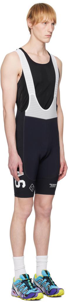 Pas Normal Studios Navy & White 'PAS' Mechanism Pro Bib Shorts