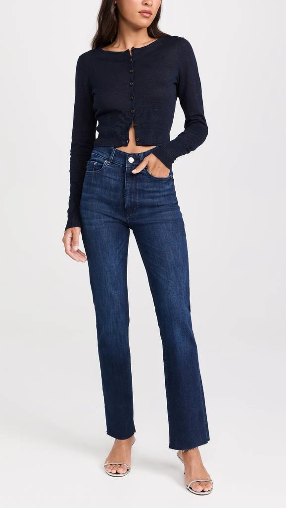 DL1961 Halle Straight: High Rise Instasculpt Jeans 4