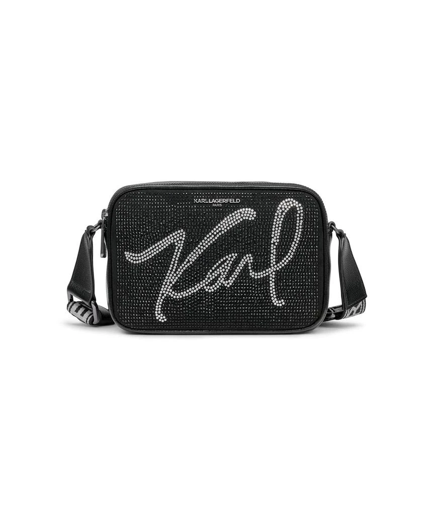 Karl Lagerfeld Paris MAYBELLE SCRIPT KARL CROSSBODY 1