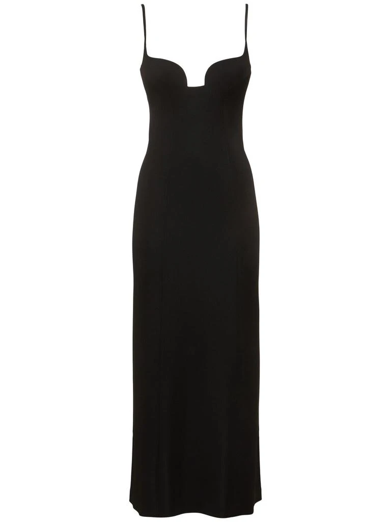 GALVAN Jersey Bustier Midi Dress 1