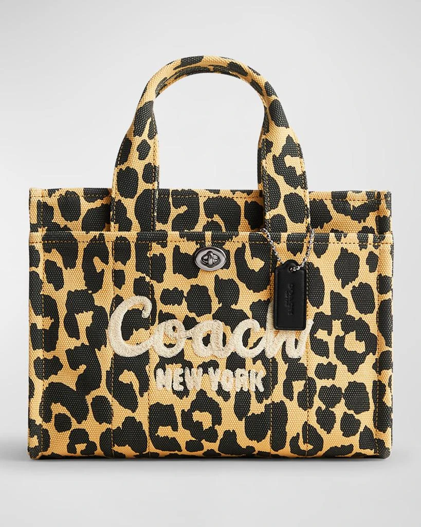 Coach Cargo 26 Leopard Canvas Tote Bag 1