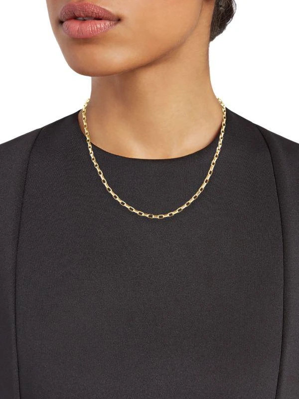 Saks Fifth Avenue 14K Yellow Gold Paperclip Chain Necklace 2