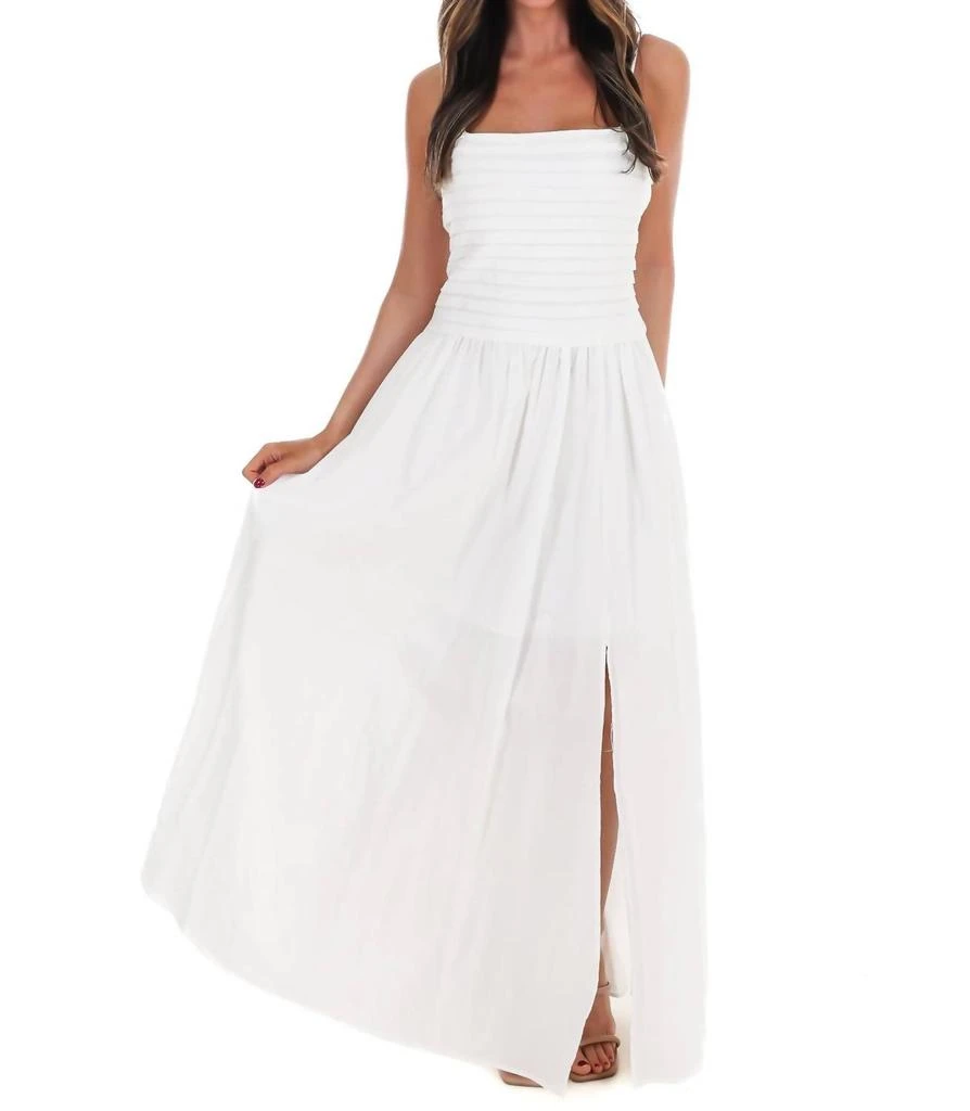 BABY PINK Baby Pink - Fresh Take Ruched Maxi Dress