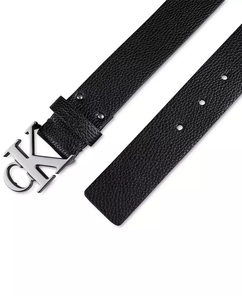 Calvin Klein Men's Logo Plaque Buckle Fashion Jean Belt 4