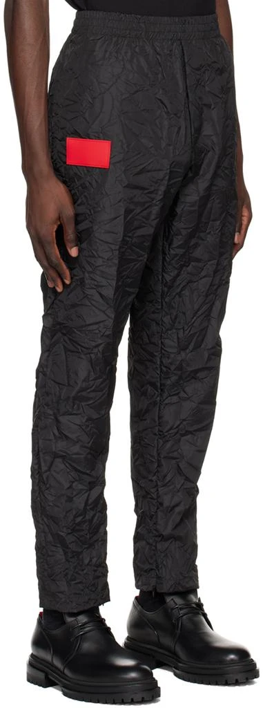 424 Black Crinkled Lounge Pants 2