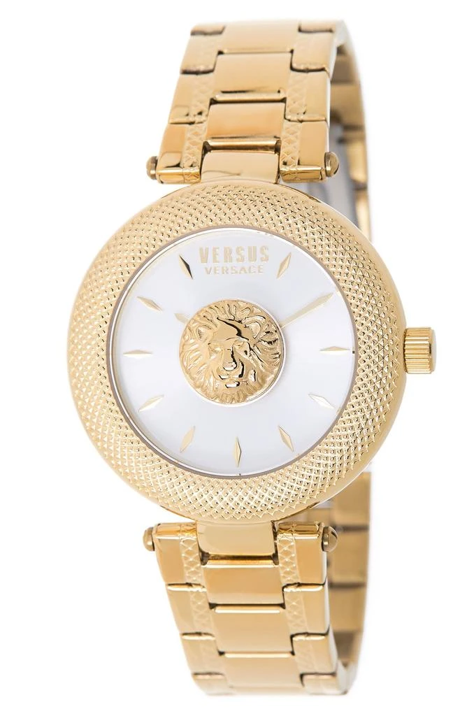 VERSUS Versace Versace Gold IP Bracelet Watch, 40mm