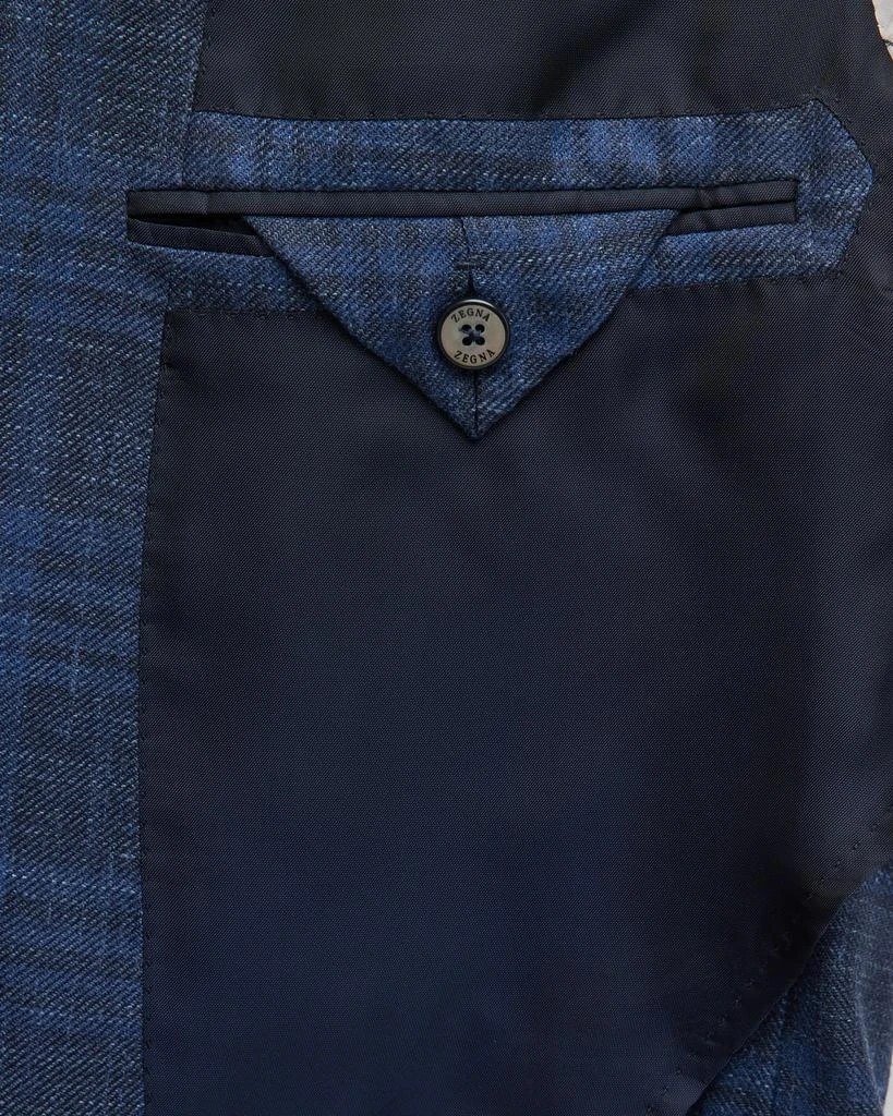 Zegna Men's Macro-Check Sport Coat 5