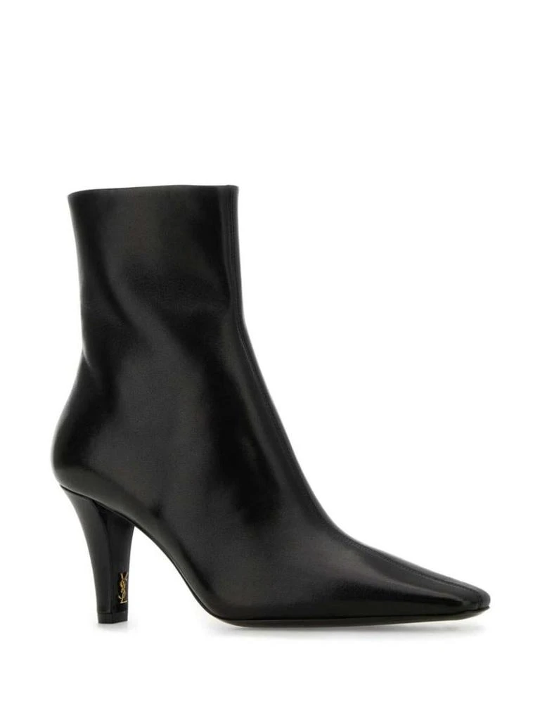 Yves Saint Laurent Saint Laurent Jill 75 Booties In Smooth Leather Shoes 2