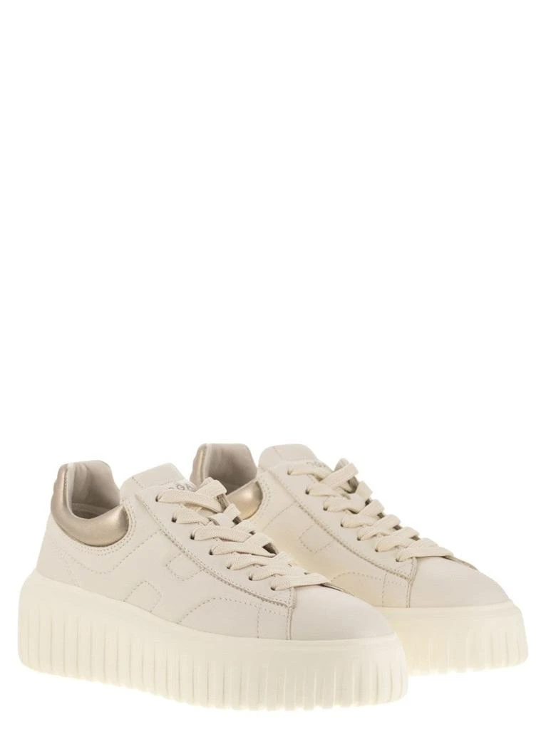 hogan H-Stripes Leather Trainers 4