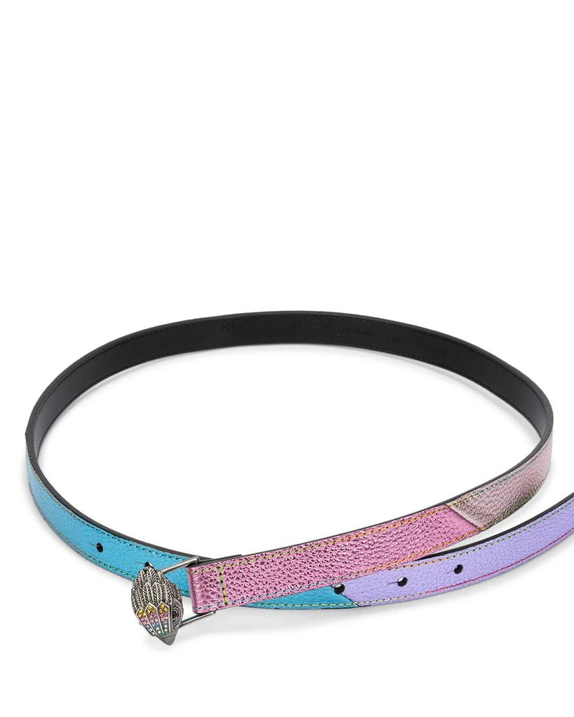Kurt Geiger Women's Metallic Rainbow Belt 4
