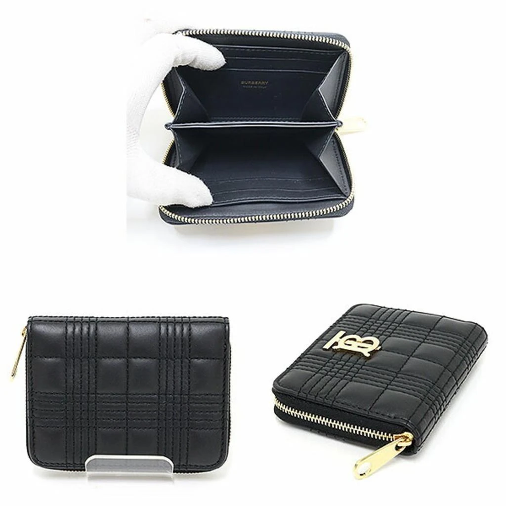 Burberry pink yellow Quilting Leather Wallet (Bi-Fold) (Pre-Owned) 2