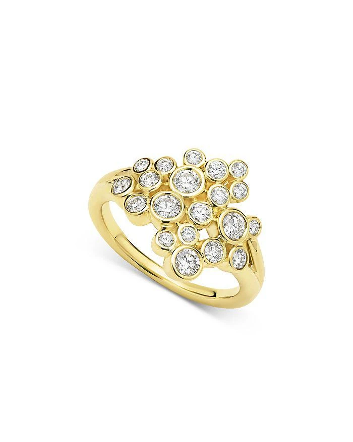 LAGOS 18K Yellow Gold Fizz Diamond Bezel Cluster Ring