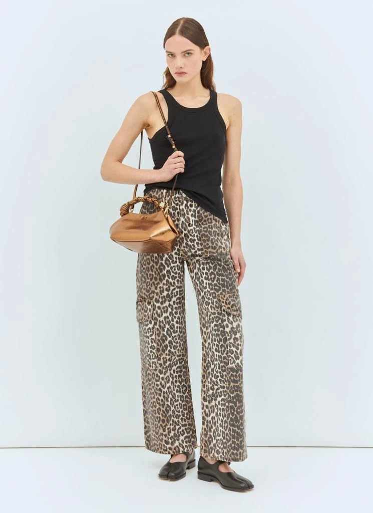 Ganni Angi Leopard Print Jeans 2