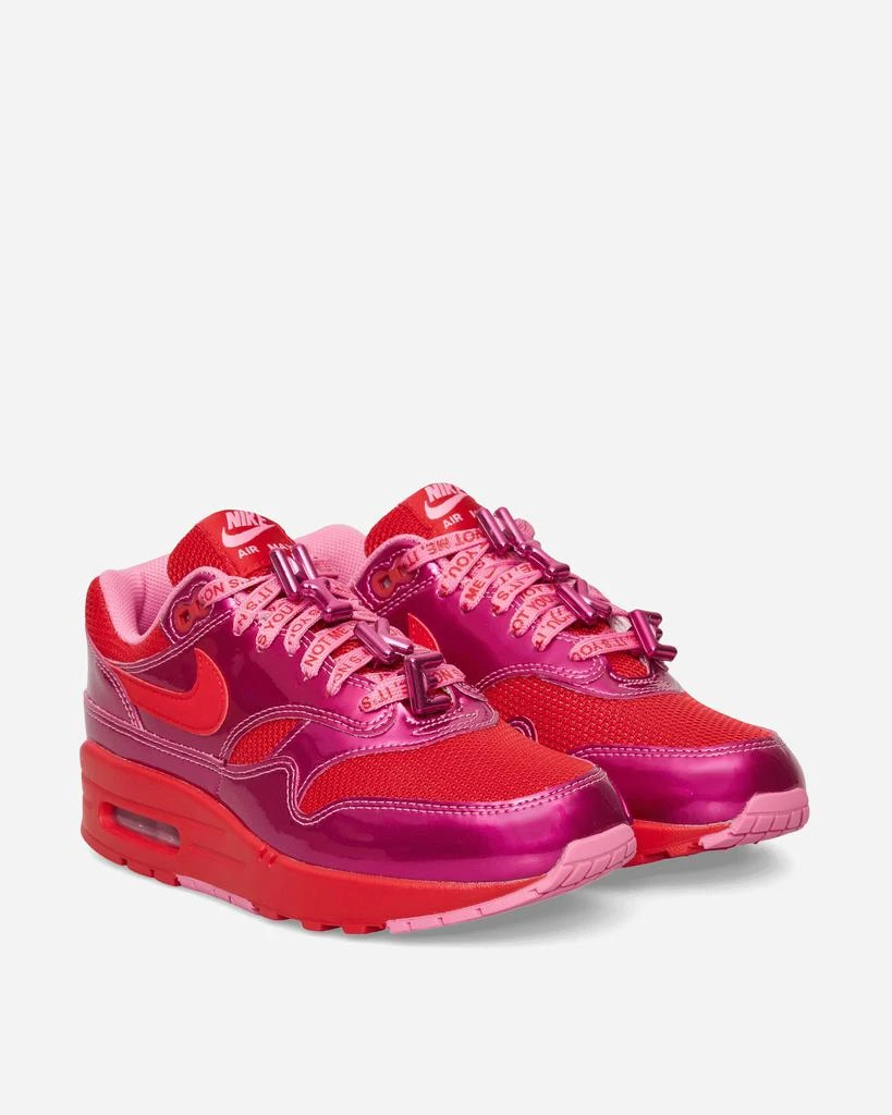 NIKE Air Max 1 Premium Sneakers Playful Pink / University Red 2