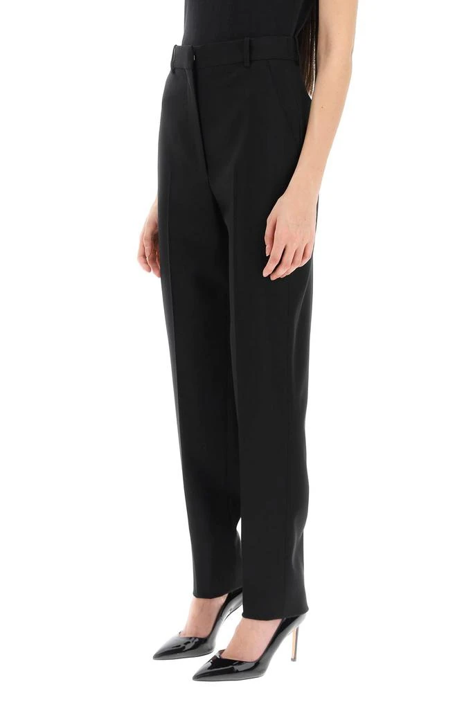 Alexander McQueen high-waisted cigarette trousers 4