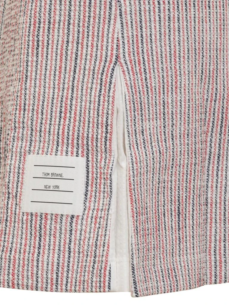 Thom Browne Thom Browne RWB Striped Tweed Pleated Skirt 4
