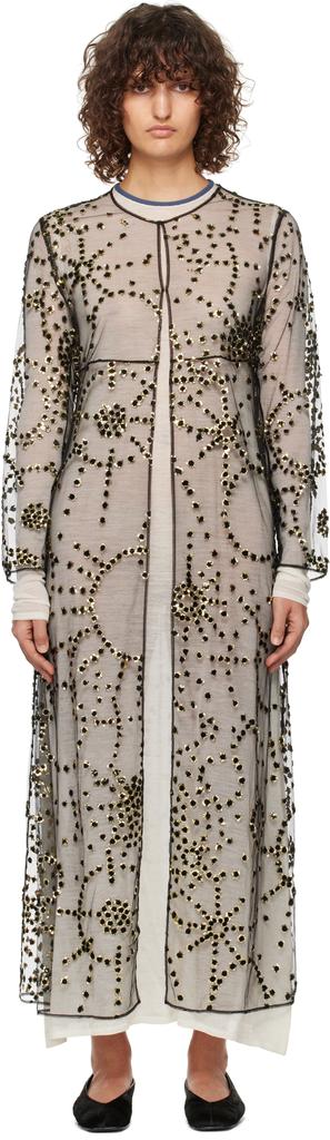 ワンピース BODE White Linen Blevoir Dress BODE WHITE LINEN BLEVOIR DRESS - Dresses & Skirts - BeyondStyle