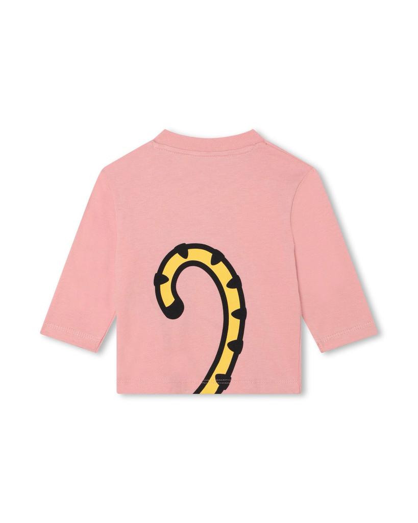 Kenzo T-Shirt Manches Longues Nude - Bébé Mixte - Kenzo Kids