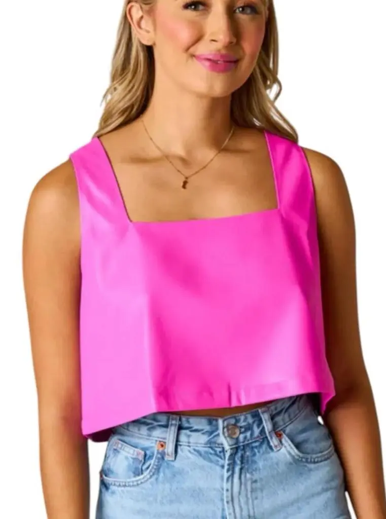 BUDDYLOVE Buddylove - Manning Vegan Leather Top