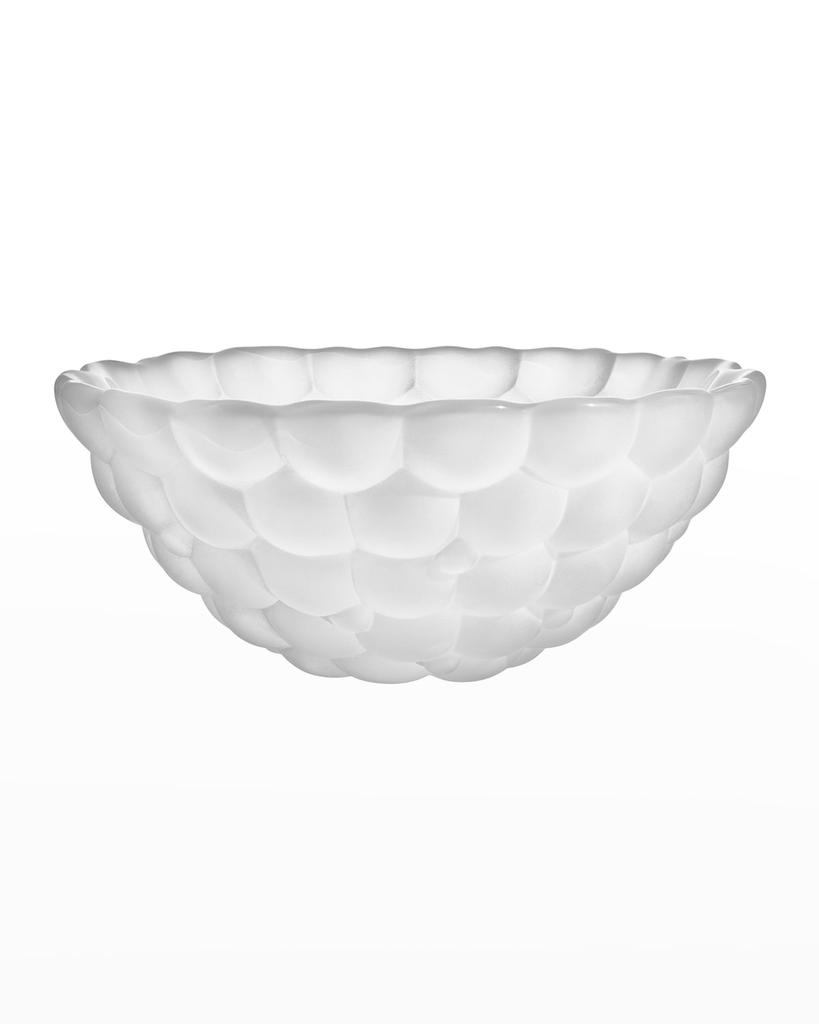 Orrefors Raspberry Small Frost Bowl
