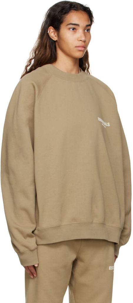 Essentials Tan Cotton Sweatshirt