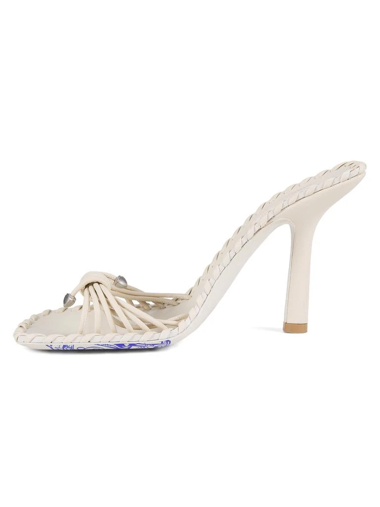 Burberry ​Rumba 105MM Leather Woven Sandals 4