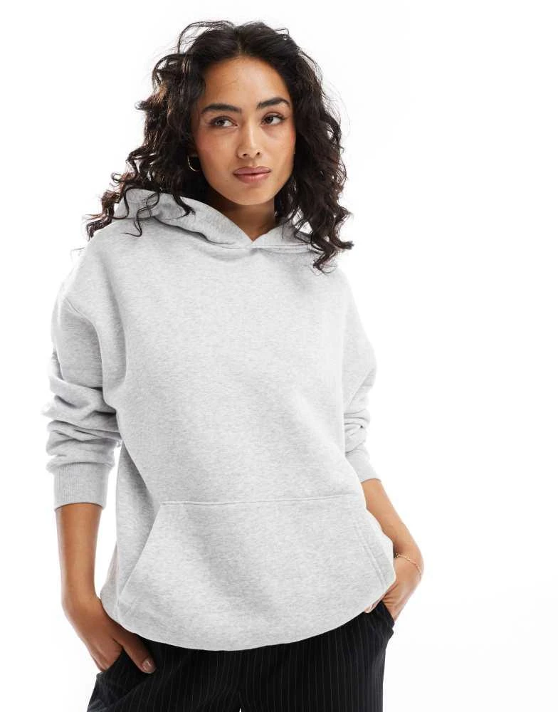 Cotton:On Cotton On essential relaxed hoodie in soft grey marle 1
