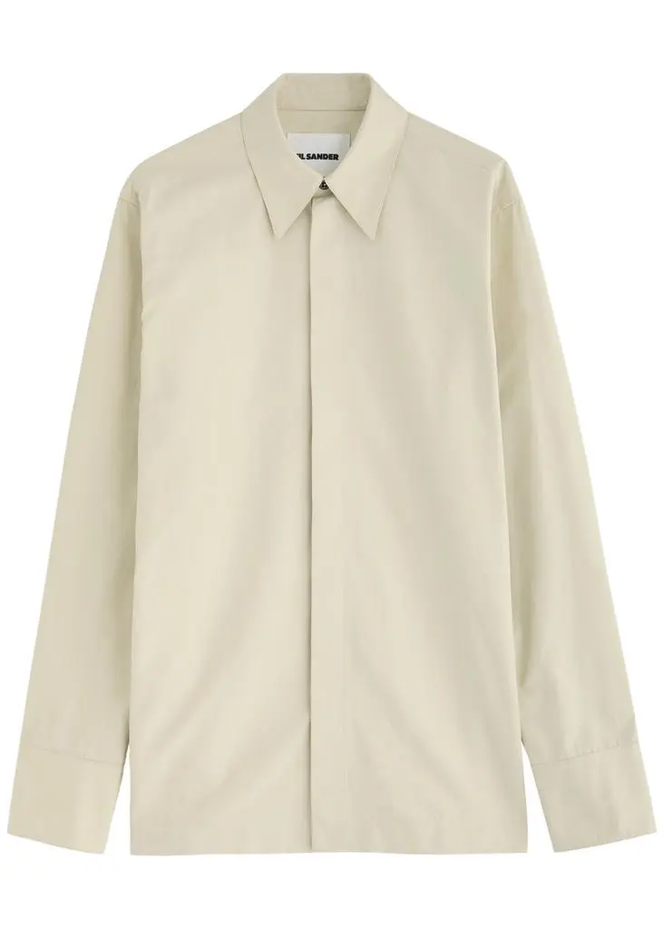 Jil Sander Cotton-poplin shirt 1
