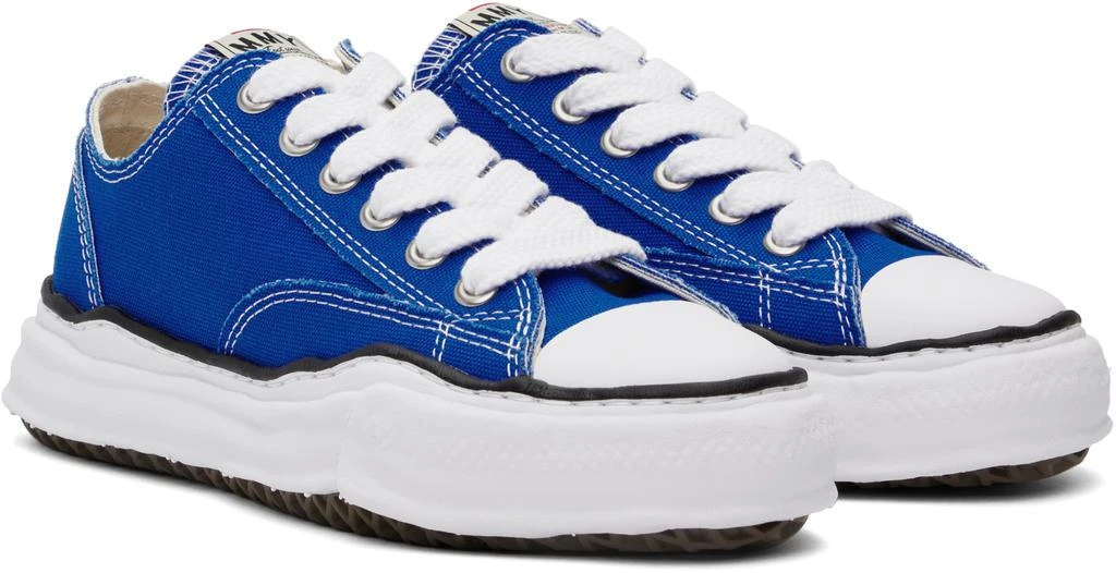 Maison MIHARA YASUHIRO Blue Peterson OG Sole Canvas Low-Top Sneakers 4