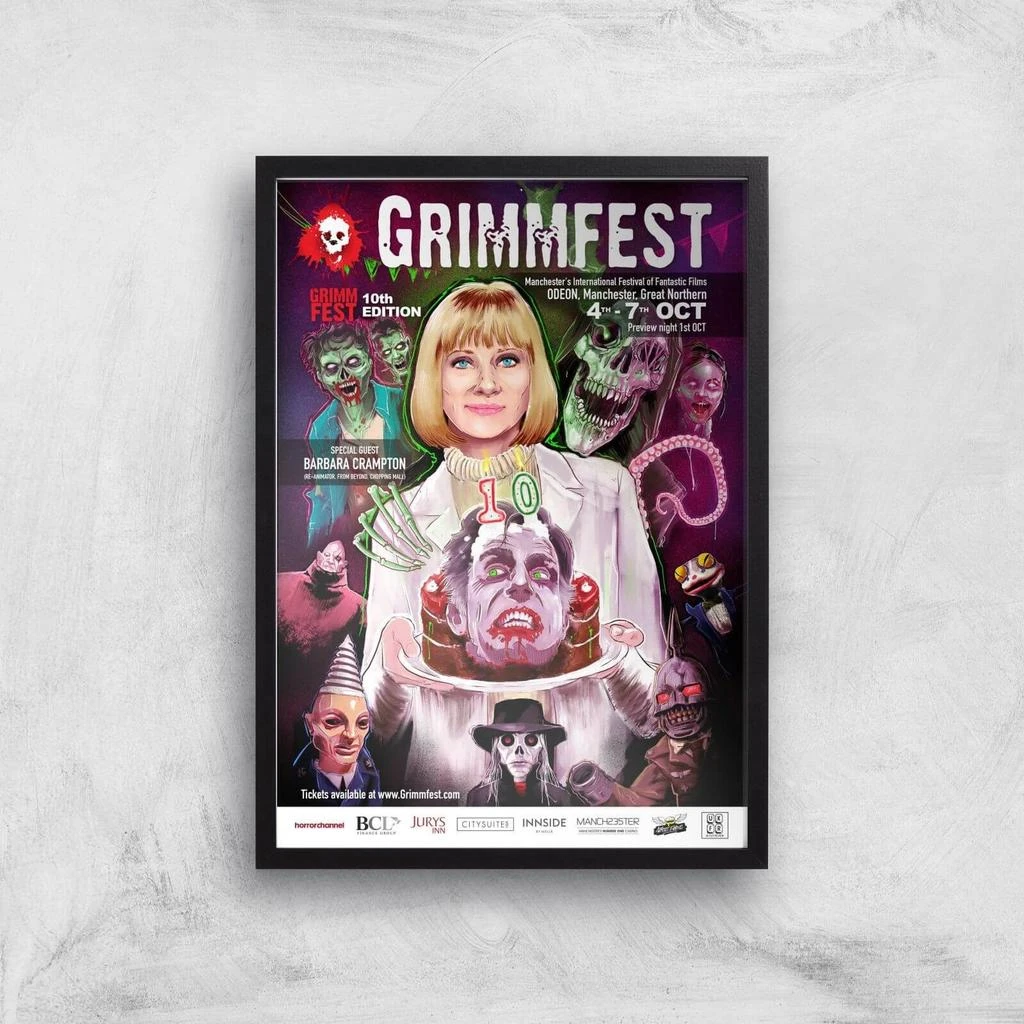 Original Hero Grimmfest 10th Edition 2018 Giclée Art Print 1