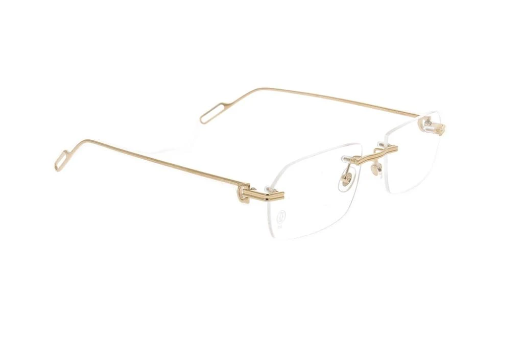 Cartier Cartier Rectangle Rimless Glasses 2