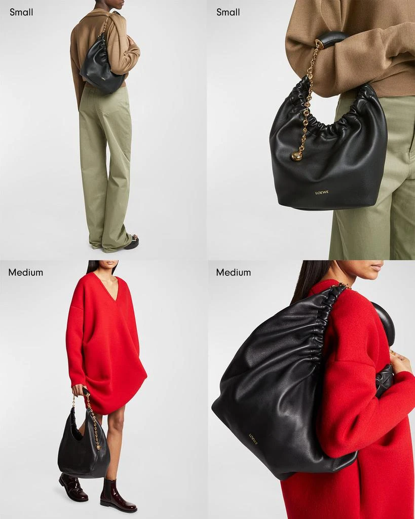 Loewe Squeeze Medium Shoulder Bag in Napa Leather 9